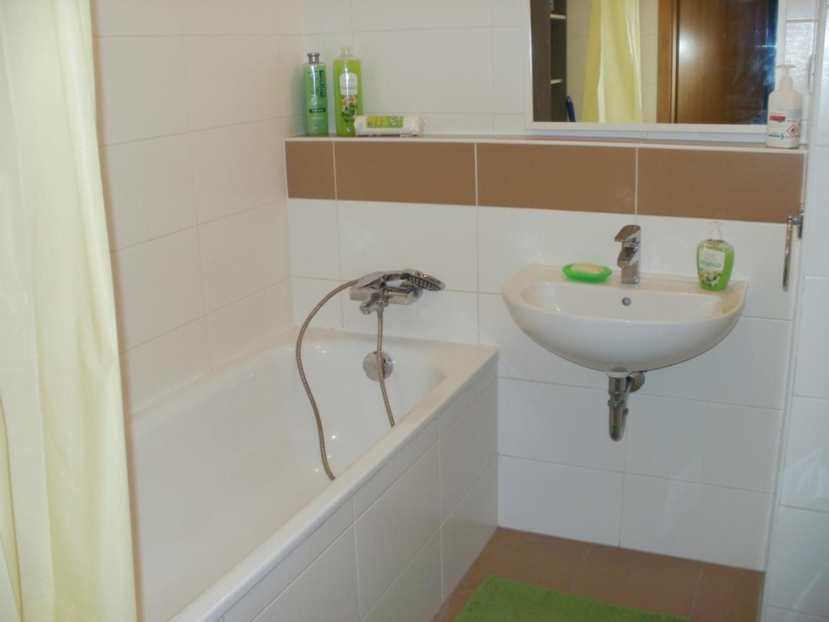 Garden Apartment With Garage In Central Prága Kültér fotó